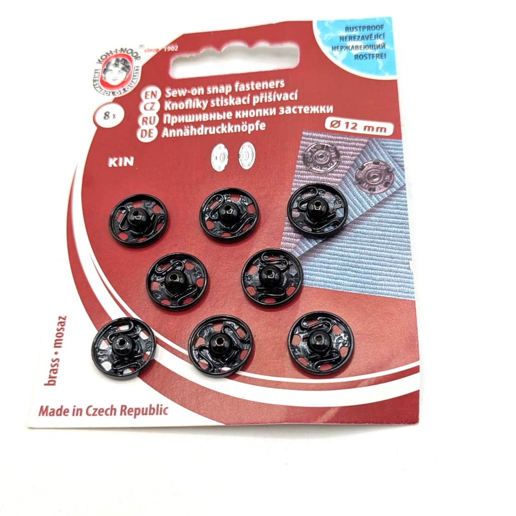 Snap metálico para coser, Koh i noor - imagen detalle 8433