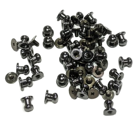 Pies para bolso  chef / botón chef con tornillo   (2 unidades) - imagen detalle 6969