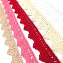 Puntilla no elástica de algodón de 1,8cm - imagen detalle 7934