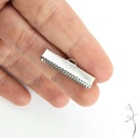 Terminal metálico de 25mm para llaveros o bisutería, Imagen detalle 1788