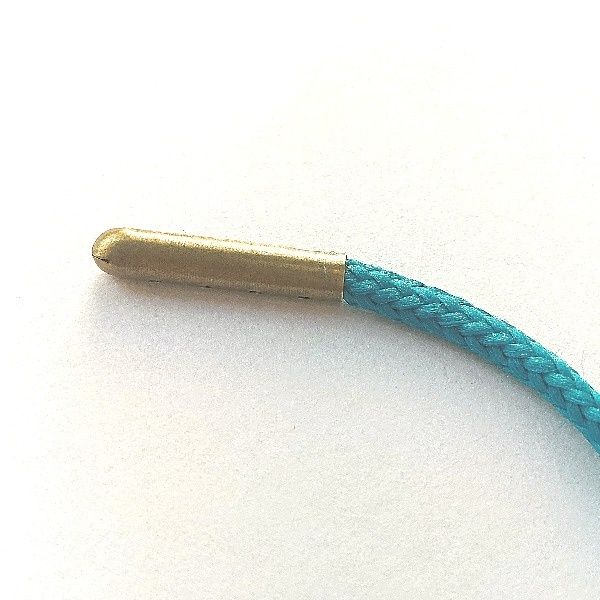Terminal metálico fino para cordón de 4mm, Imagen detalle 2228