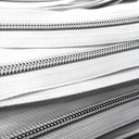 Cremallera continua ANCHA (5mm) efecto metal, Imagen detalle 3781