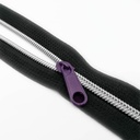 Cremallera continua ANCHA (5mm) efecto metal, Imagen detalle 3784