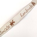 Cinta tejida decorativa handmade ciervos y ranas, Imagen detalle 2583