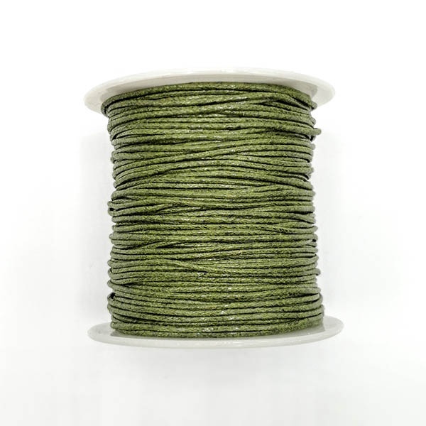 Cordón fino algodón encerado 1mm, Imagen detalle 3739