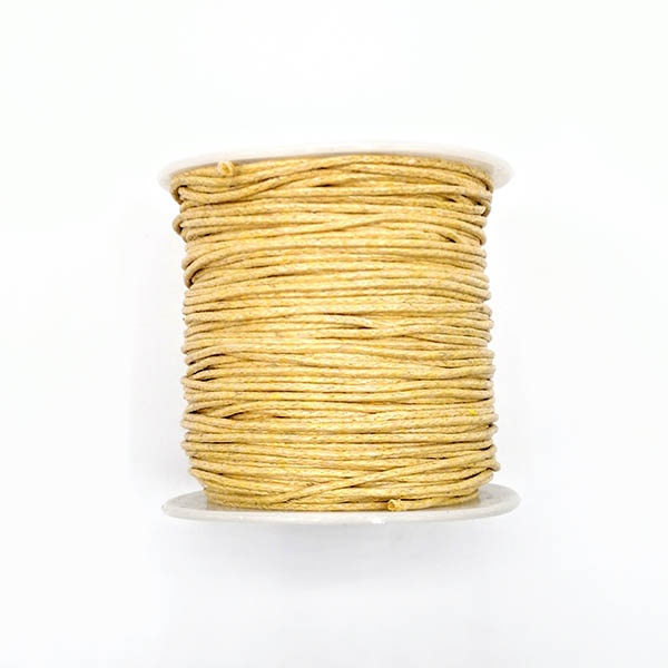 Cordón fino algodón encerado 1mm, Imagen detalle 3741
