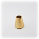 Terminal decorativo metálico para cordón - campana, Imagen detalle 4603