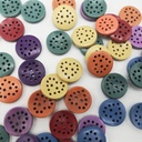 Botones de madera para bordar en colores, Imagen detalle 5636