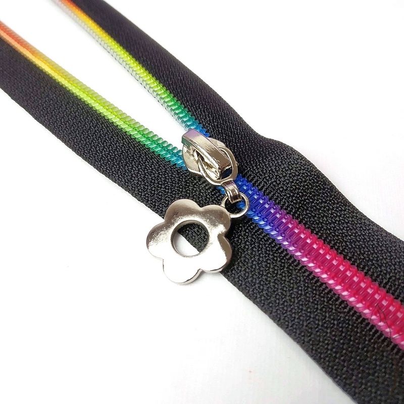 Cursores decorativos para cremallera continua de nylon de 6mm, Imagen detalle 6744