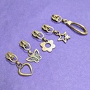 Cursor colección VINTAGE para cremallera fina (3mm), Imagen detalle 7745