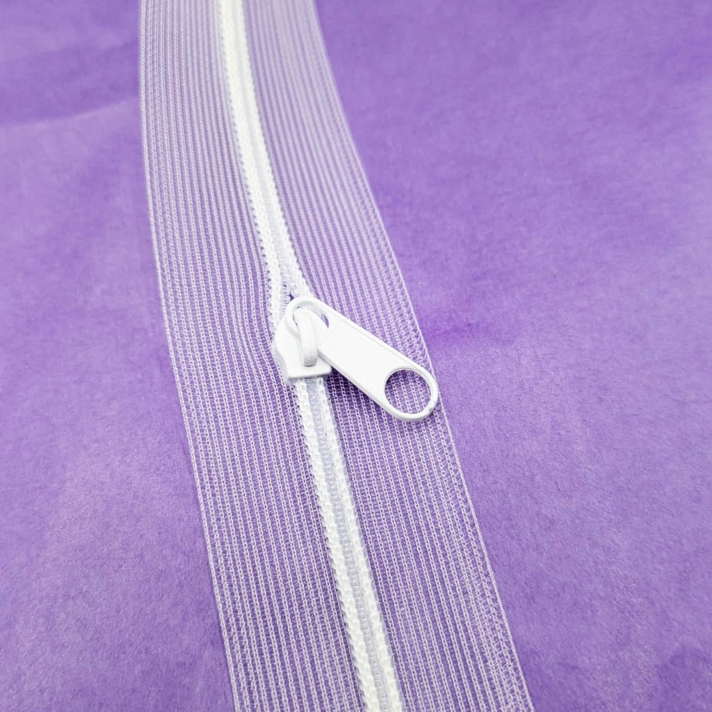 Cremallera continua muy fina transparente 3mm, Imagen detalle 7928