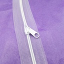 Cremallera continua muy fina transparente 3mm, Imagen detalle 7928