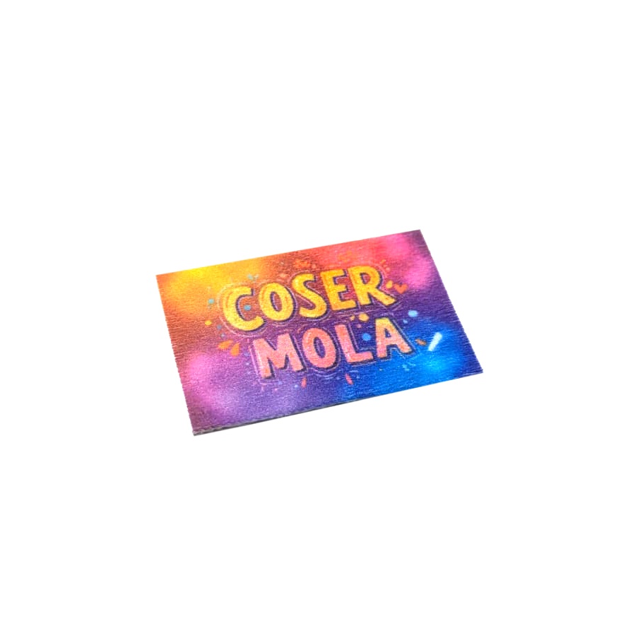 Etiqueta textil a color COSER MOLA (8 unidades), Imagen detalle 8603