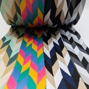 Cinta ancha (5cm) multicolor TAIGA, Imagen detalle 8807
