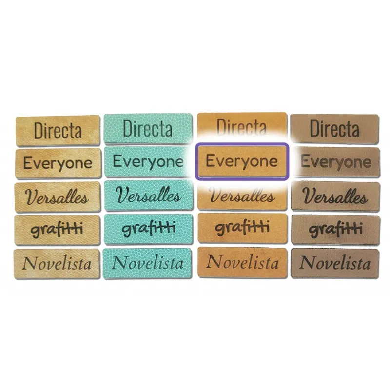 Etiquetas personalizadas