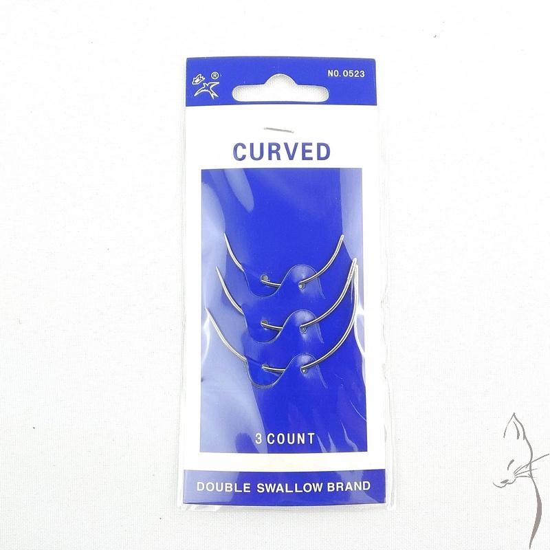 [agujascurvas3ud] Agujas curvas para coser a mano