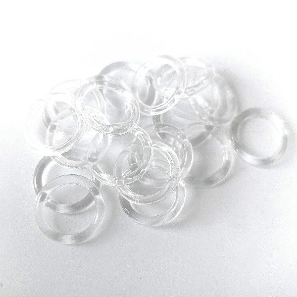 [anillatransp10mm] Anillas de plástico transparente para tirante de lencería -10mm