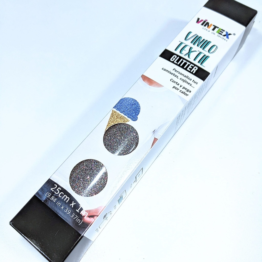 [bronzeglitter] Vinilo textil especial GLITTER