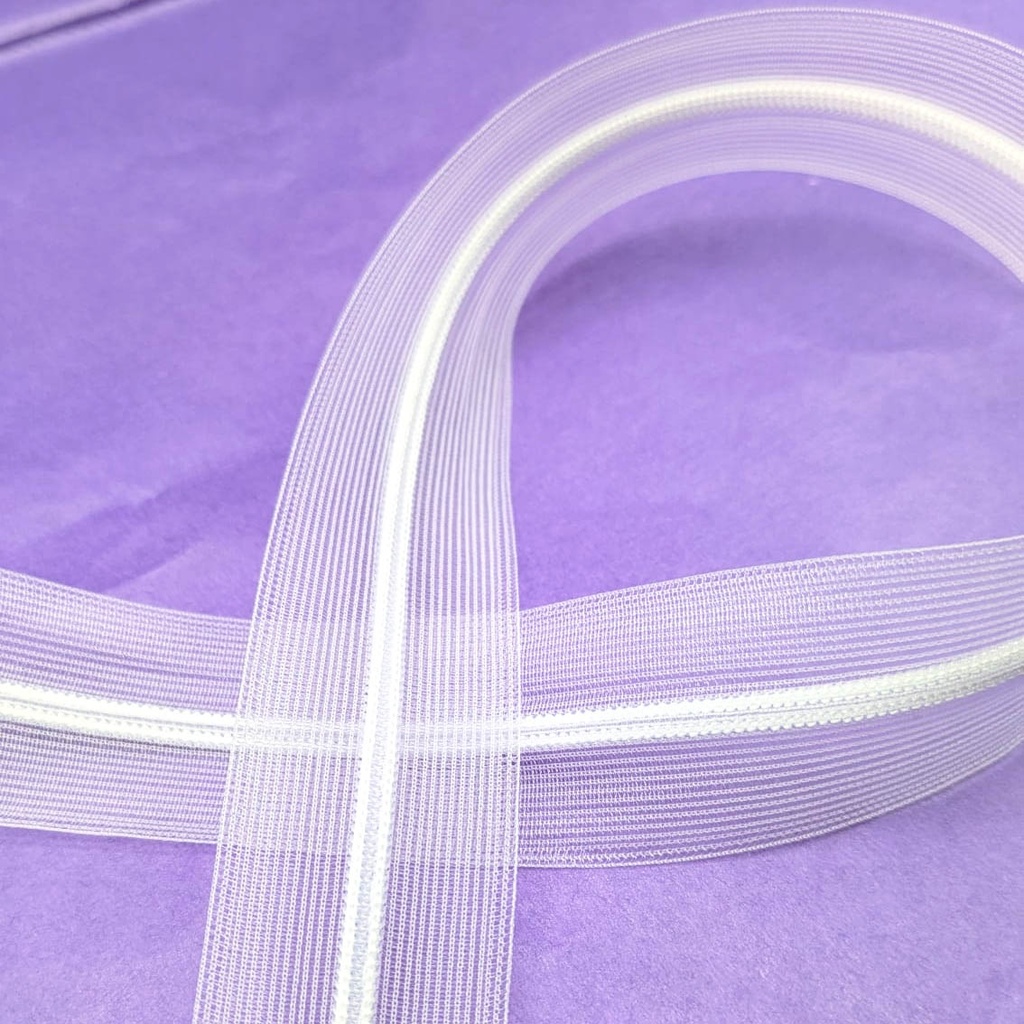 [cremtranso3mm] Cremallera continua muy fina transparente 3mm
