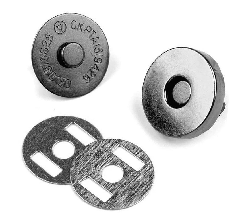 [iman18mmNegro] Broche imán NEGRO de 18mm