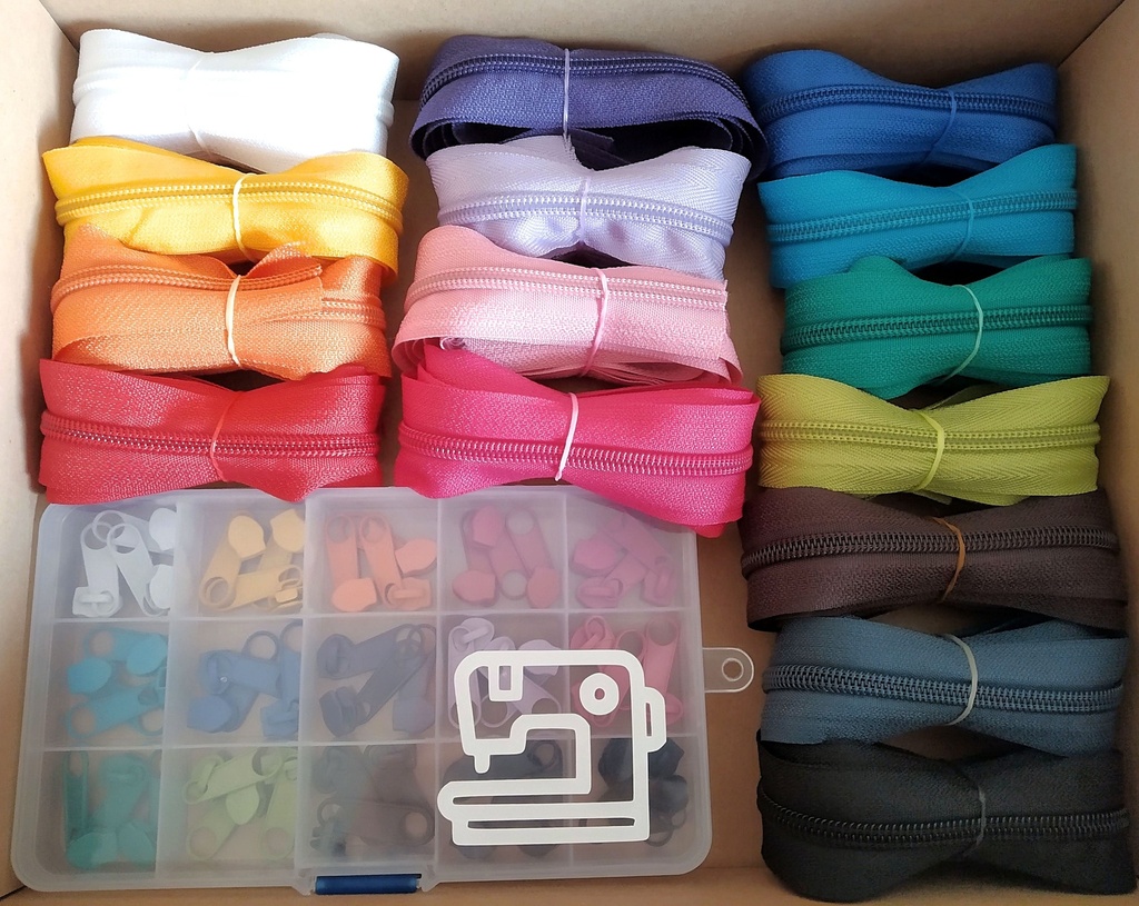 [PackCremallerasAnchas5mm] Pack Cremallera continua Ancha (5mm)