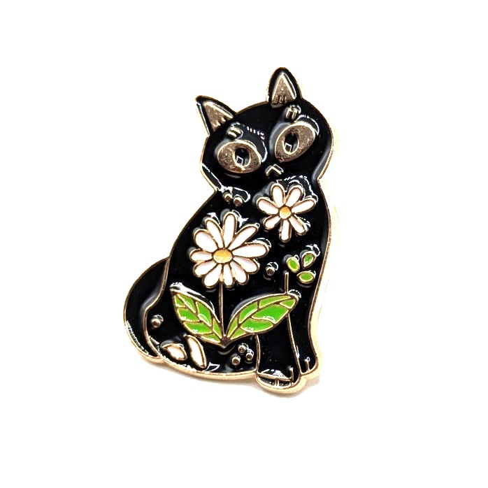 Pin Gato negro