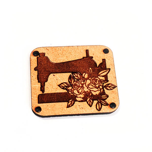 Placa de madera Maquina de coser