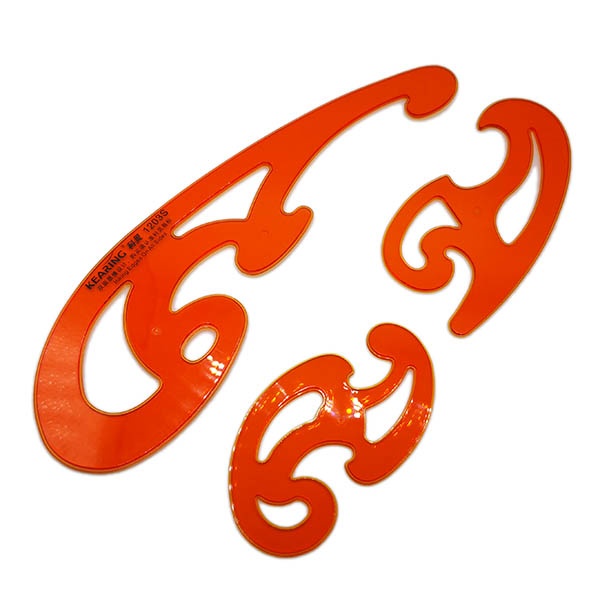 [regcurvaspatronajenaranja] Reglas de Patronaje color naranja