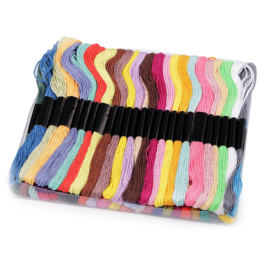 [setbordado50] Set de hilos para bordado 50 piezas