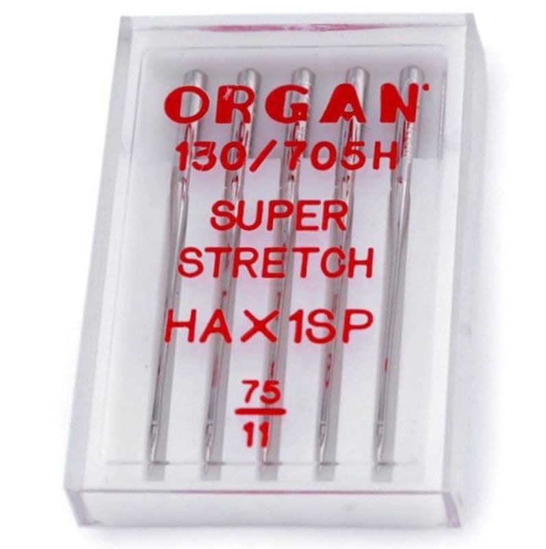 Agujas Súper Stretch Organ 75