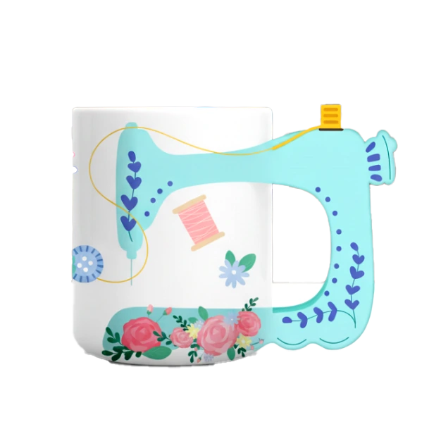 [tazamaquina] Taza de cerámica MAQUINA DE COSER