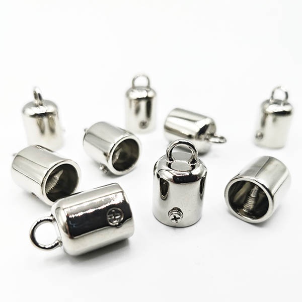 Terminal metálico para cordón grueso de 9mm