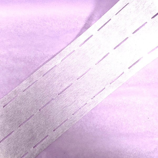 [entretelaTFcinta35blanco] Entretela termofusible para cinturillas y cintas tamaño final 35mm (Blanco)