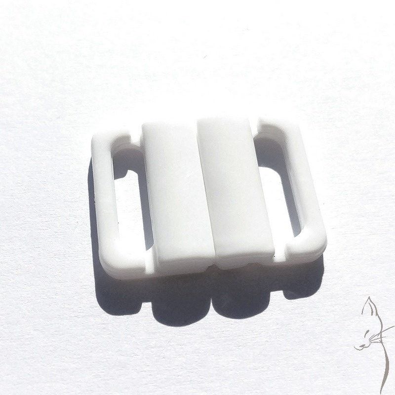 [cierrrebiquiniosujeblanco18mm_bla] Cierre para sujetador o biquini plástico 18mm (Blanco)