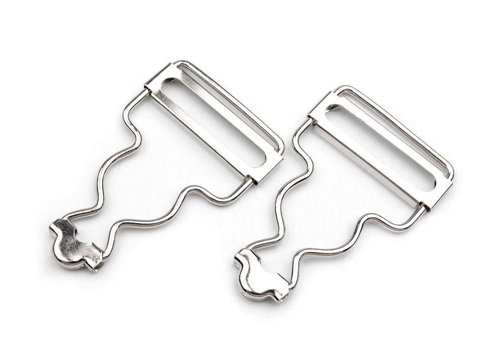 [2hebillareguladorapetoplata] Hebilla metálica para petos (Plata)