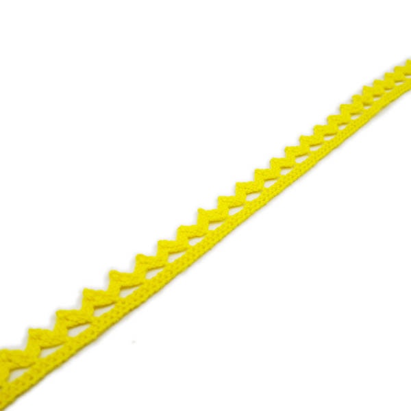 Puntilla de algodón (no elástica) de 9mm
