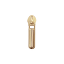 Cursor decorativo plateado BARRA para cremallera continua de nylon de 5mm (ancha normal)