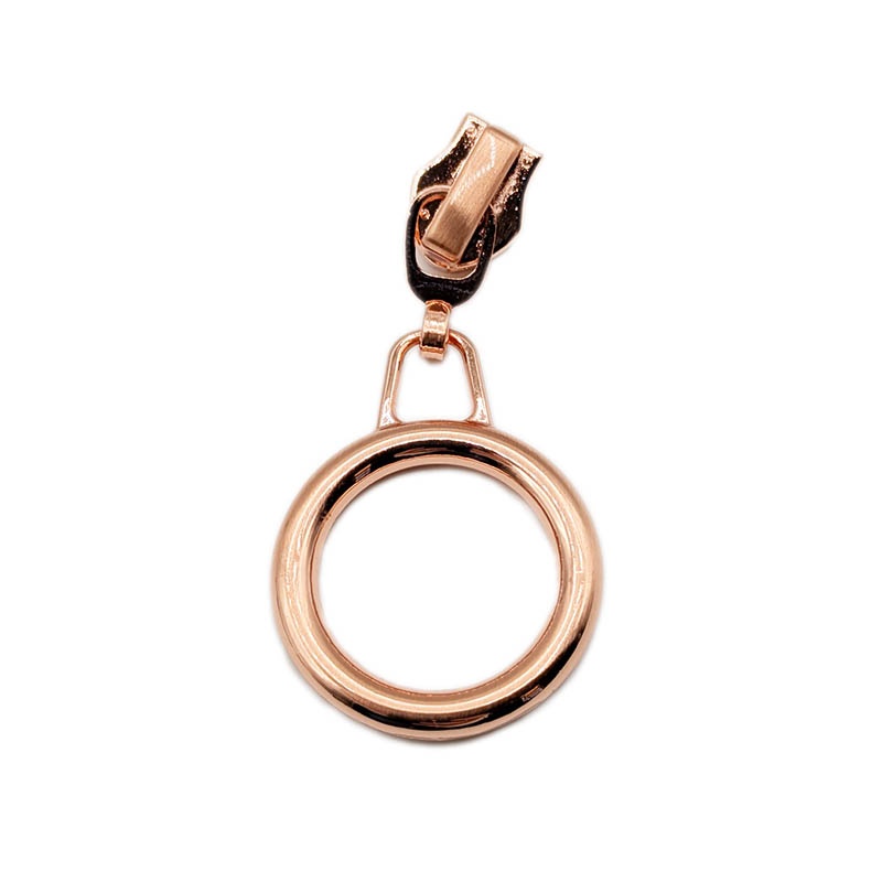 [aro6c] Cursor decorativo PREMIUM para cremallera continua de 6mm (IRO) (Aro Copper)