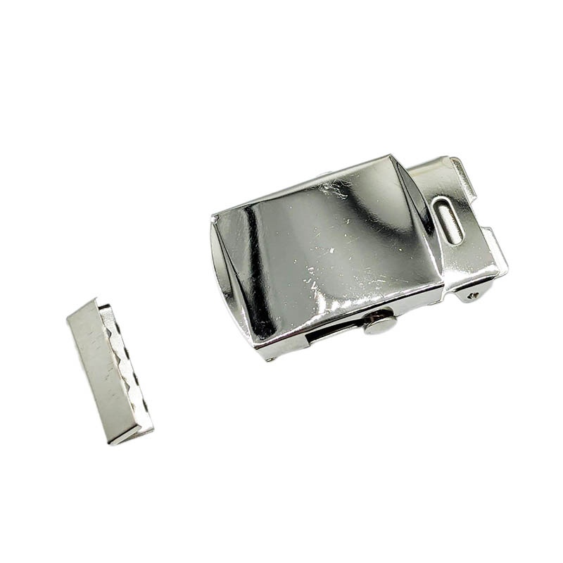 Hebilla metálica plana para cinturón 40mm