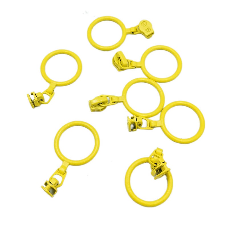 [aroparchis3lim] Cursor ARO PARCHÍS para cremallera continua FINA de 3mm (Amarillo Limón)