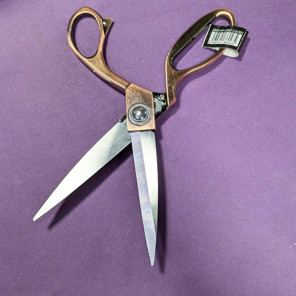 [Tijerasmetalicas20cmcobre] Tijeras metálicas de sastre 20cm (Copper)