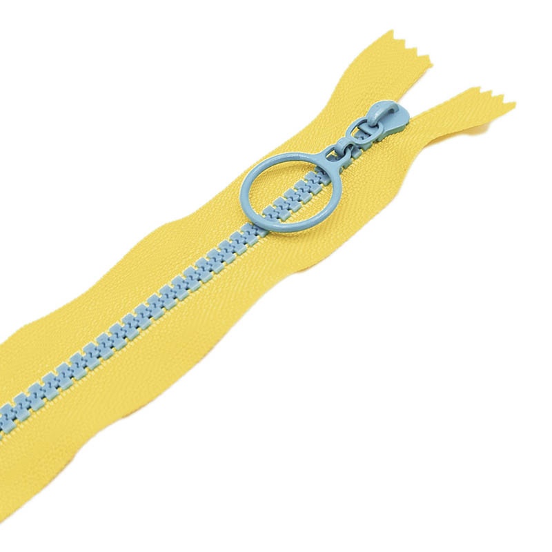 [bicolor25ba] Cremallera bicolor 25cm (Amarillo Banana - Azul)