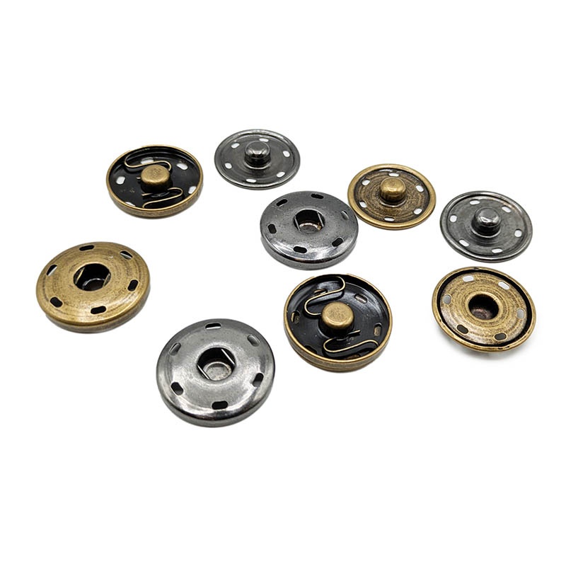 [snapmetalKedi3cm_dor] Snap metálico grande (3cm) para coser (Dorado)