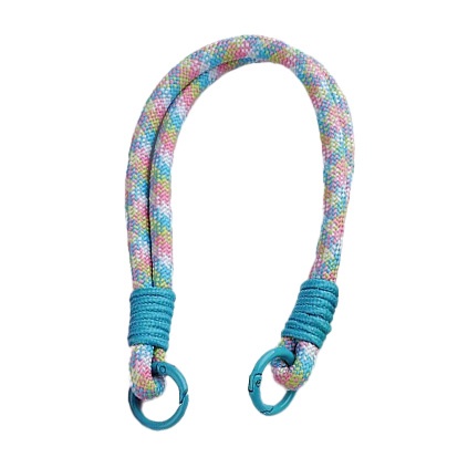 [asas30agua] Asa de mano/ colgante de bolso con dos mosquetones (Aguamarina)