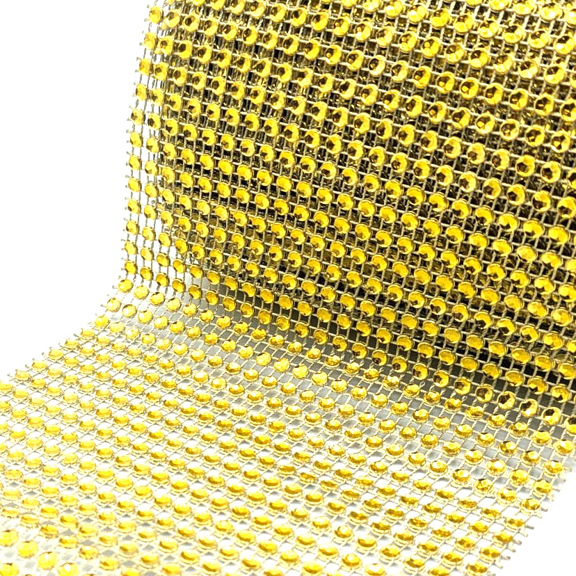 [cintarecd] Cinta brillantes recortable (de 10 en 10cm) (Dorado)