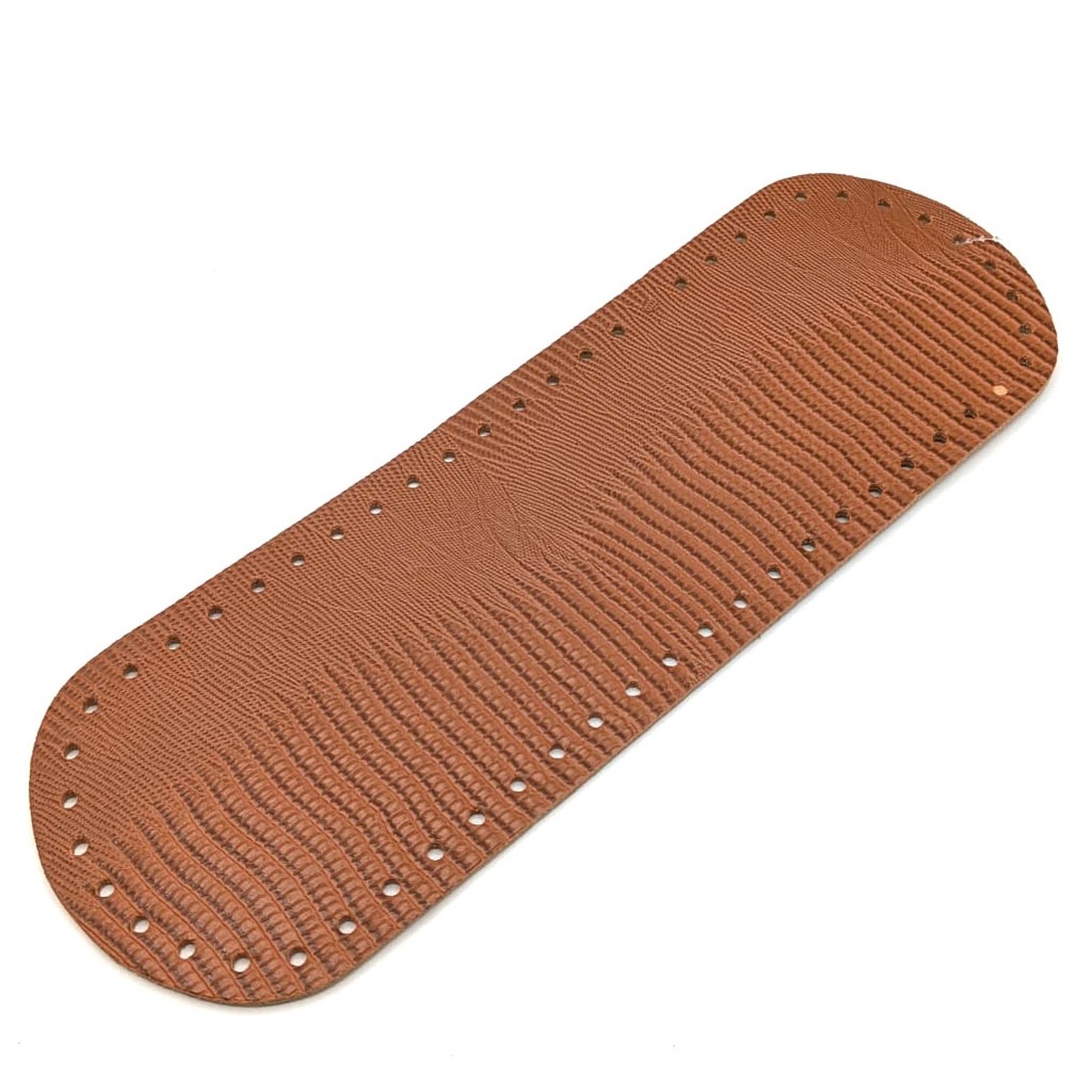 [basemarron] Base para bolso ovalada 30cm en polipiel (Marrón)