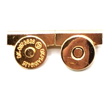 [iman15extgo] Broche imán 1'5cm EXTERIOR para bolsas (Dorado)
