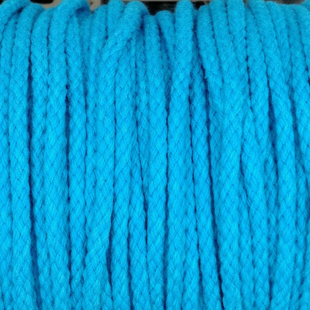 [CordonGruesoRecicl_agu] Cordón GRUESO Algodón Reciclado 8mm (Aguamarina)