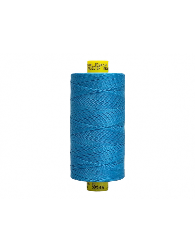 [Mara120fluoraz] Hilo 1000m Gütermann Mara 120 Colores FLUOR (3519 Azul Flúor)