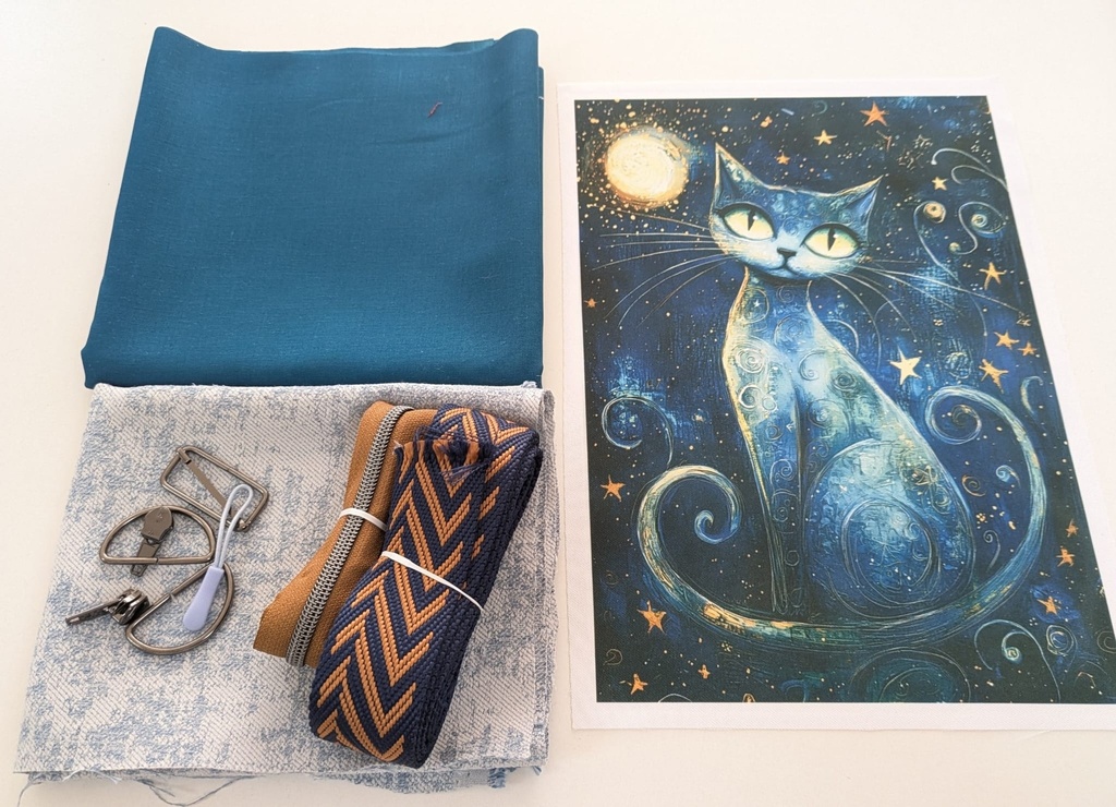 [kitwolf2] Kit Bolso WOLF, taller online gratuito (Gato)